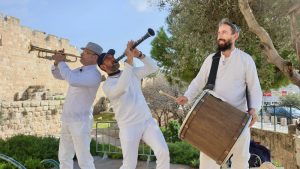 בר מצווה בכותל בקיץ - נגנים